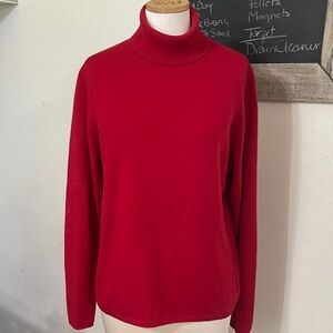 McDuff Red Cashmere Sweater - Sz L
